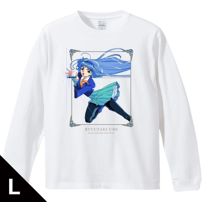 魔法騎士レイアース リブ付ロングスリーブTシャツ 龍咲 海 Lサイズ - 公式商品画像 | AniSmile