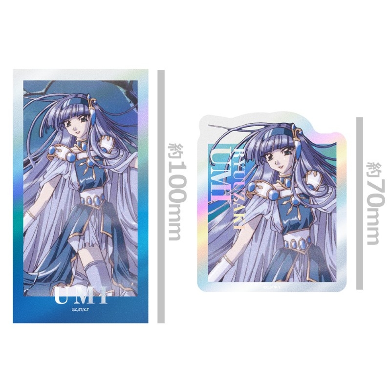 魔法騎士レイアース キャラキラステッカーセット 龍咲 海 Vol.1 图片 2 | AniSmile