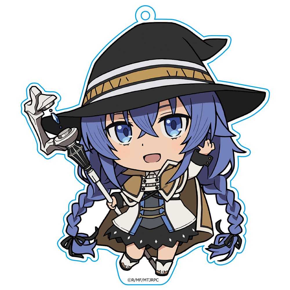 無職転生 ~異世界行ったら本気だす~ ぷにこれ!キーホルダー(スタンド付) ロキシー・ミグルディア ver.2 - AniSmile