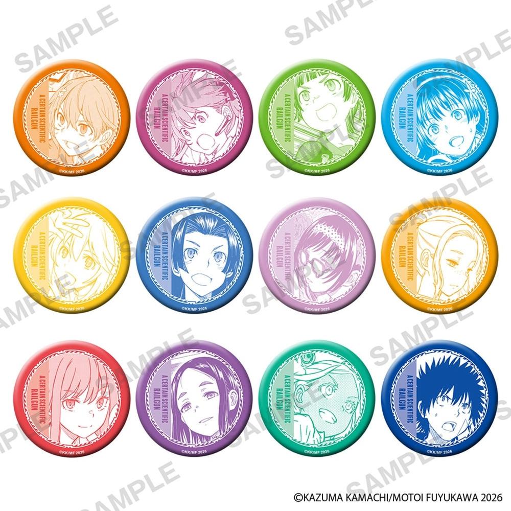 コミック「とある科学の超電磁砲」 トレーディングキャラクター缶バッジ pack - 公式商品画像 | AniSmile