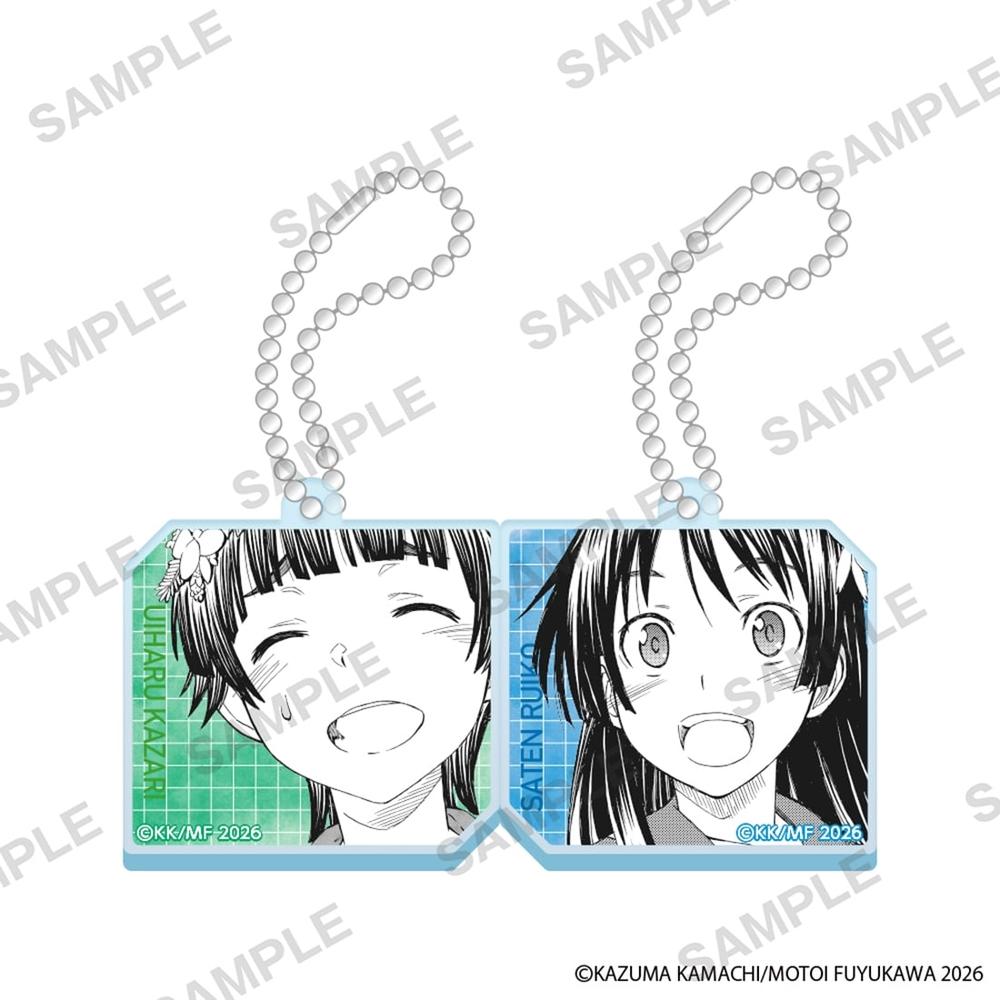 コミック「とある科学の超電磁砲」 アクリルペアキーホルダー 初春&佐天 - 公式商品画像 | AniSmile