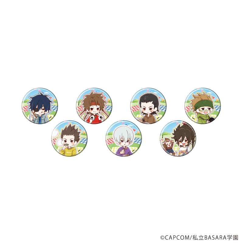 缶バッジ「学園BASARA」30/ピクニックver. ブラインド(全7種)(グラフアートイラスト) - 公式商品画像 | AniSmile