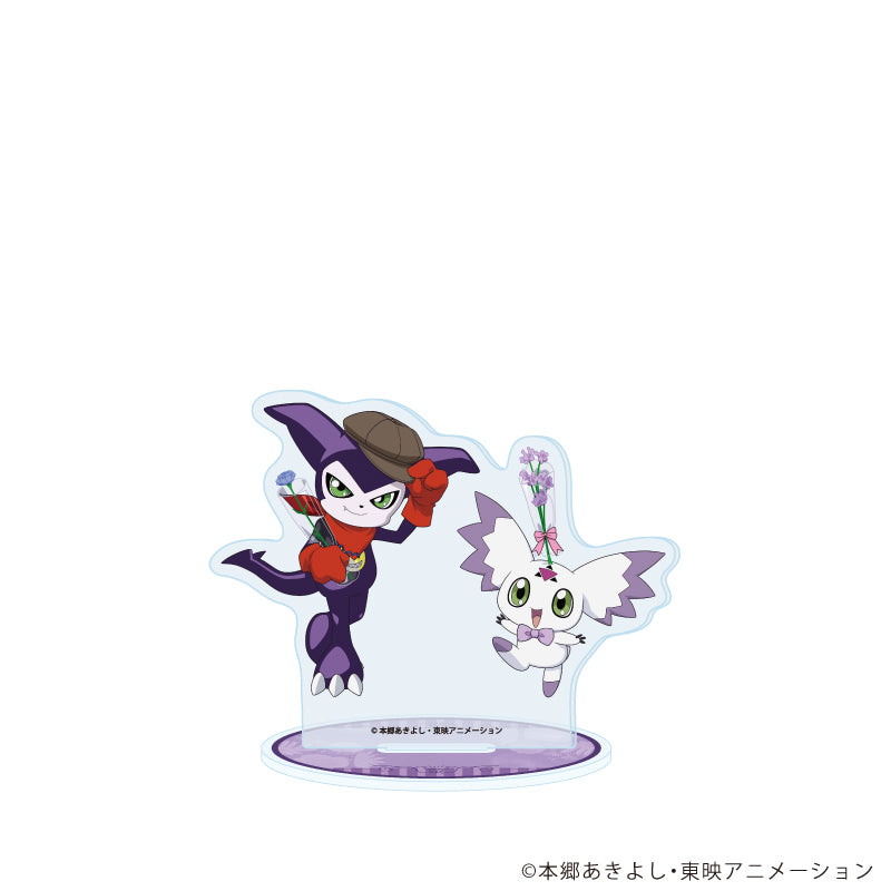 アクリルスタンド「デジモンテイマーズ」14/クルモン&インプモン お祝いver.(描き下ろしイラスト) - 公式商品画像 | AniSmile