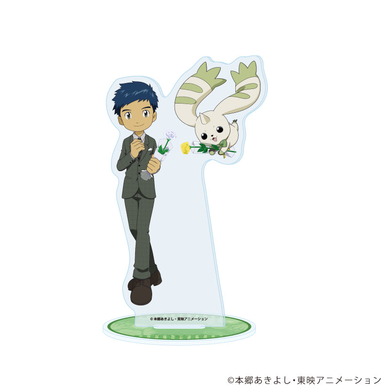 アクリルスタンド「デジモンテイマーズ」12/ジェンリャ&テリアモン お祝いver.(描き下ろしイラスト) - 公式商品画像 | AniSmile