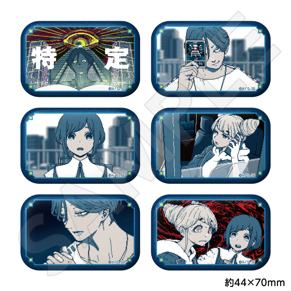 都市伝説解体センター トレーディングスクエア缶バッジ - 公式商品画像 | AniSmile
