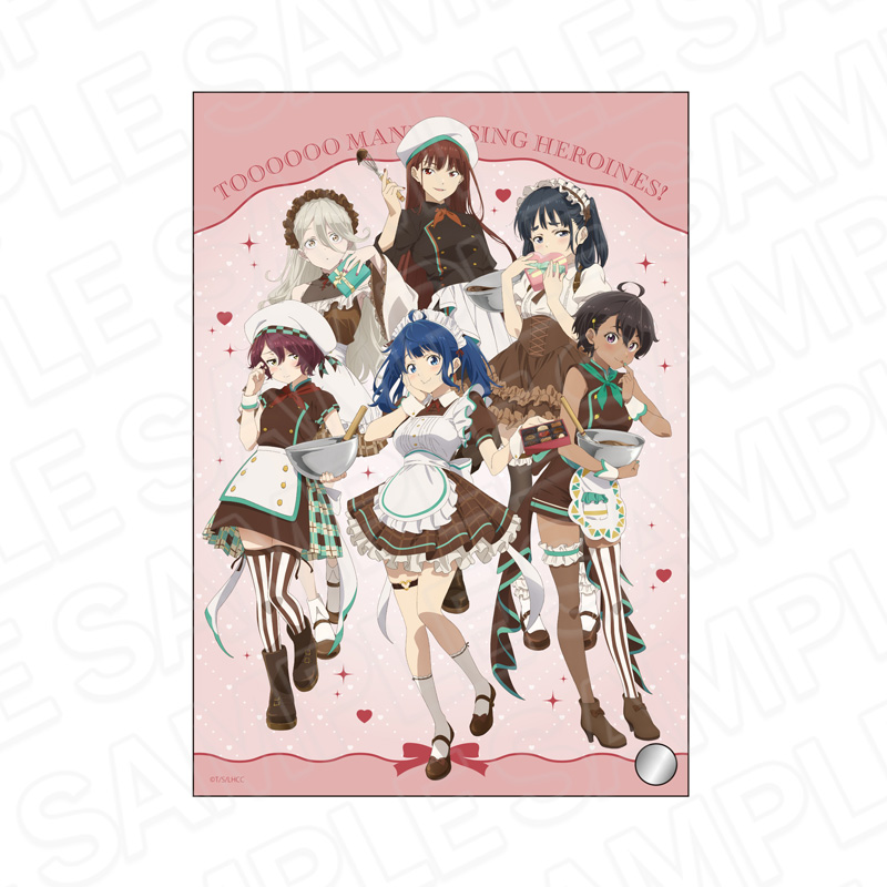 負けヒロインが多すぎる! ミニアクリルアート バレンタイン ver. - official product image | AniSmile