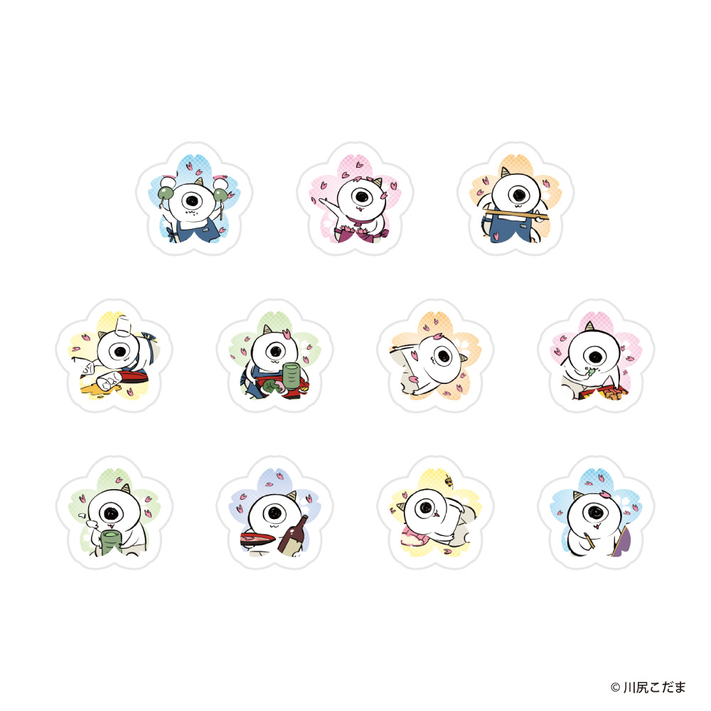 ゴブリン・ノーム・ホーン×emocafe ネックビ クリスタルアクリルシール - 公式商品画像 | AniSmile