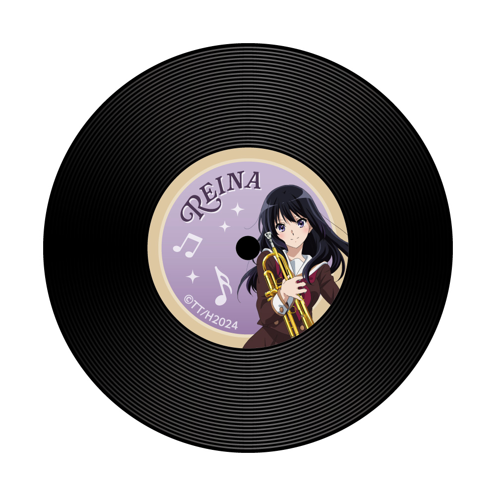 最終楽章 響け!ユーフォニアム レコード風コースター / 高坂麗奈 画像 2 | AniSmile