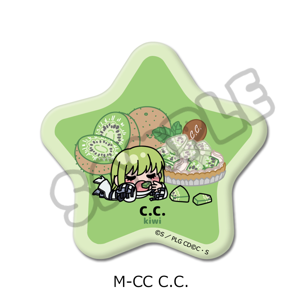 『コードギアス 反逆のルルーシュ』第5弾 星型缶バッジ M-CC (C.C.) 画像 2 | AniSmile