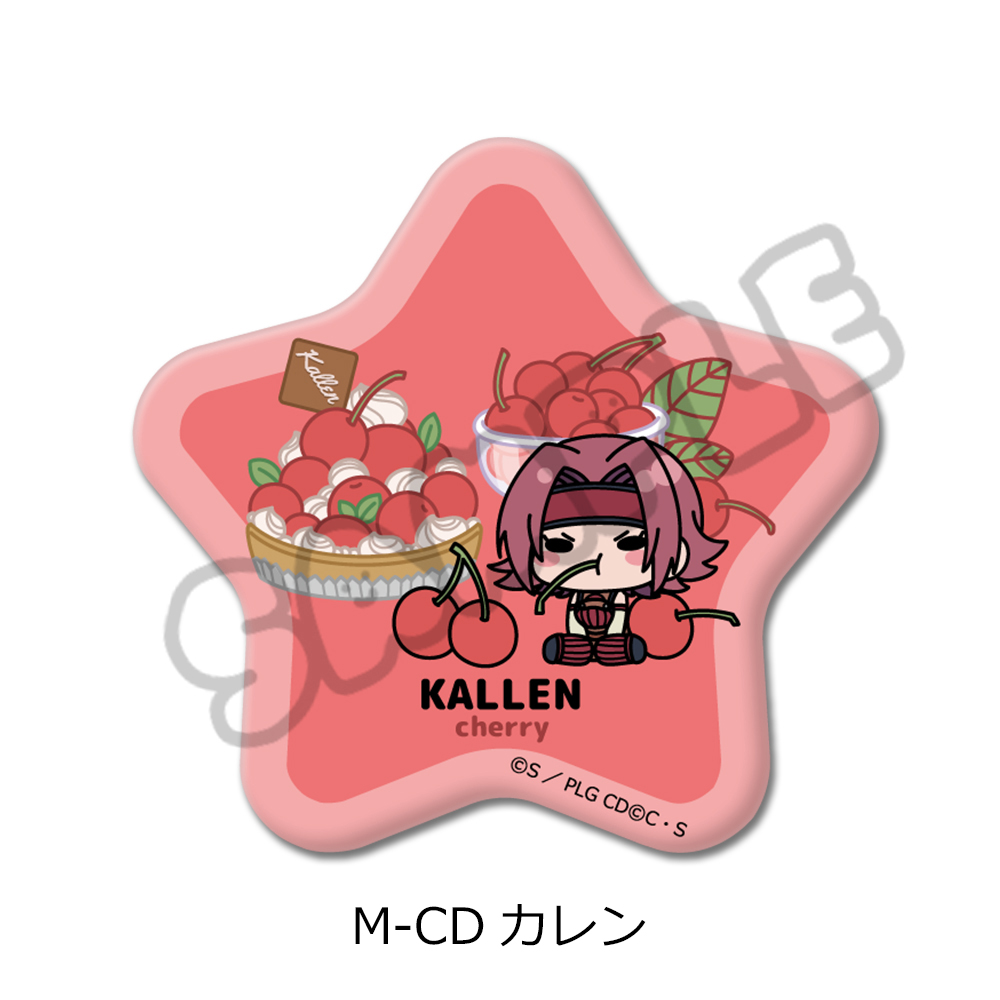 『コードギアス 反逆のルルーシュ』第5弾 星型缶バッジ M-CD (カレン) - 公式商品画像 | AniSmile