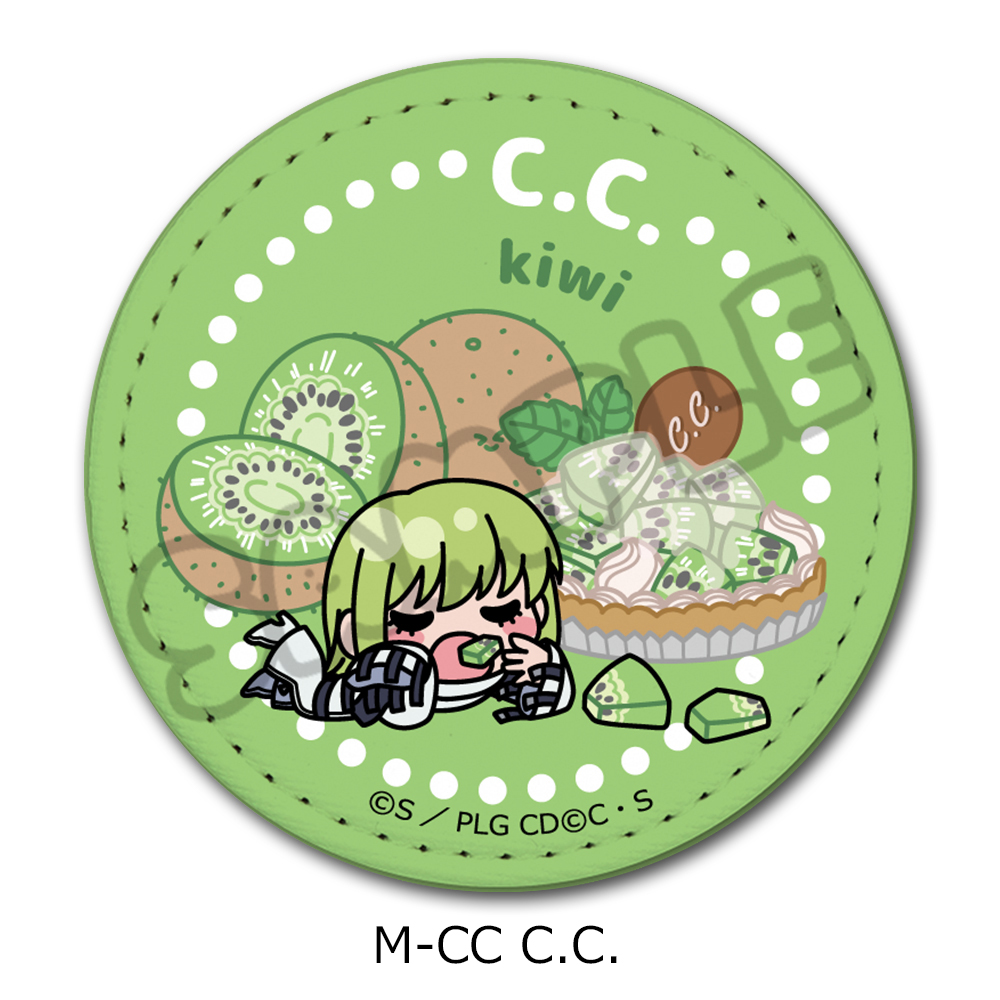 『コードギアス 反逆のルルーシュ』第5弾 レザーバッジ(丸形) M-CC (C.C.) - 公式商品画像 | AniSmile