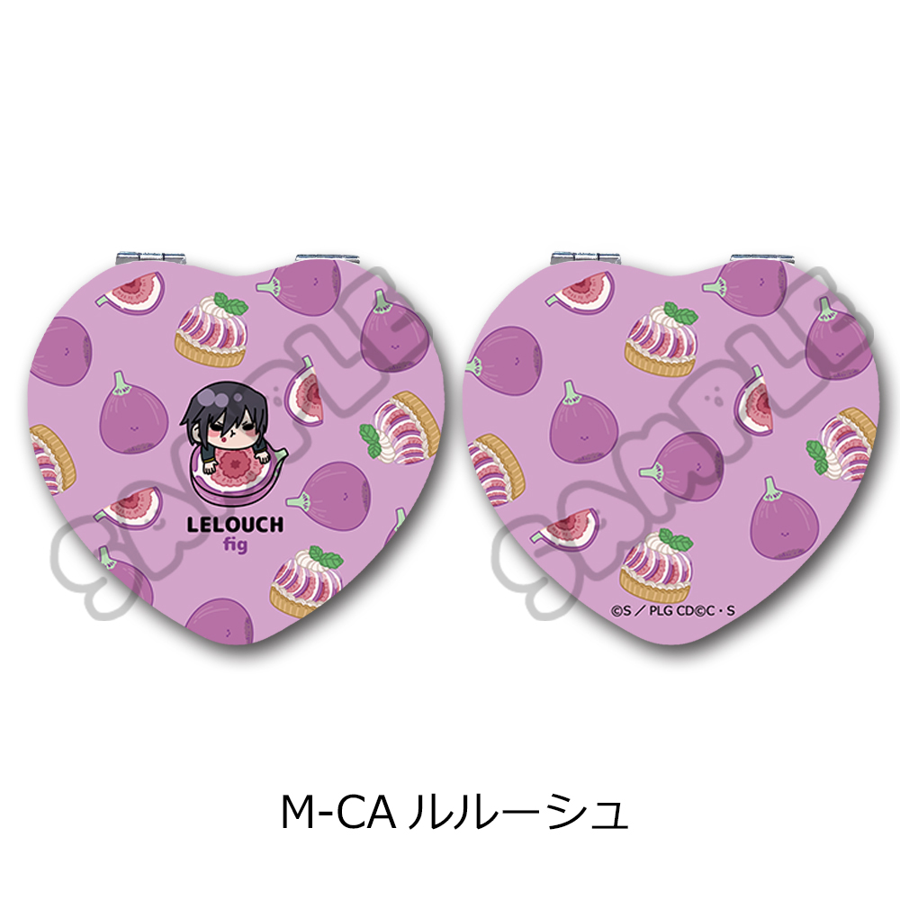 『コードギアス 反逆のルルーシュ』第5弾 コンパクトミラー(ハート) M-CA (ルルーシュ) - 公式商品画像 | AniSmile