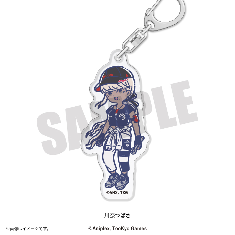 『HUNDRED LINE -最終防衛学園-』 れとぽぷ アクリルキーホルダー(全17種)川奈つばさ - 公式商品画像 | AniSmile