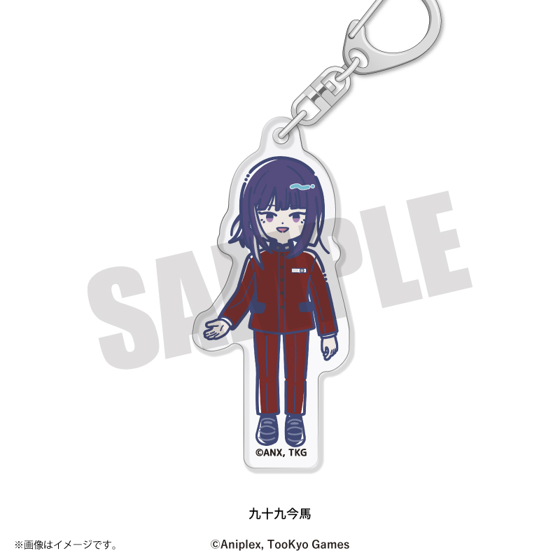 『HUNDRED LINE -最終防衛学園-』 れとぽぷ アクリルキーホルダー(全17種)九十九今馬 - 公式商品画像 | AniSmile