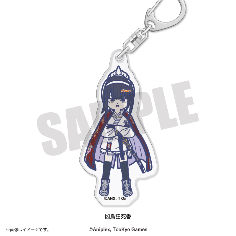 『HUNDRED LINE -最終防衛学園-』 れとぽぷ アクリルキーホルダー(全17種)凶鳥狂死香 - 公式商品画像 | AniSmile