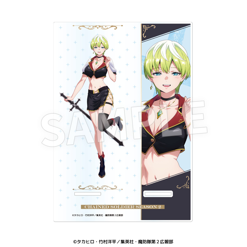 TVアニメ『魔都精兵のスレイブ2』 アクリルマルチスタンド 天花(ヴァンパイアハンター ver.) - official product image | AniSmile