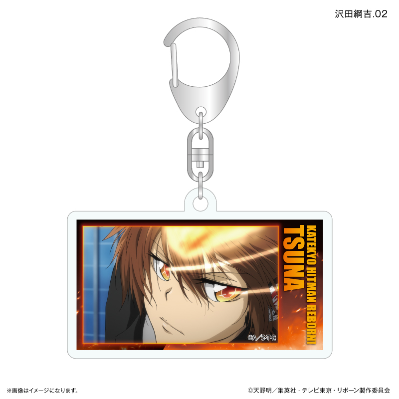 家庭教師ヒットマンREBORN! だけキー 沢田綱吉だけトレーディングアクリルキーホルダー 【全7種】(単品) 画像 2 | AniSmile