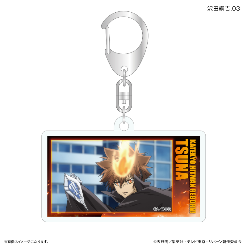 家庭教師ヒットマンREBORN! だけキー 沢田綱吉だけトレーディングアクリルキーホルダー 【全7種】(単品) 画像 4 | AniSmile