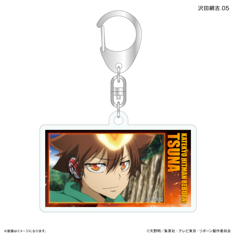 家庭教師ヒットマンREBORN! だけキー 沢田綱吉だけトレーディングアクリルキーホルダー 【全7種】(単品) 画像 5 | AniSmile