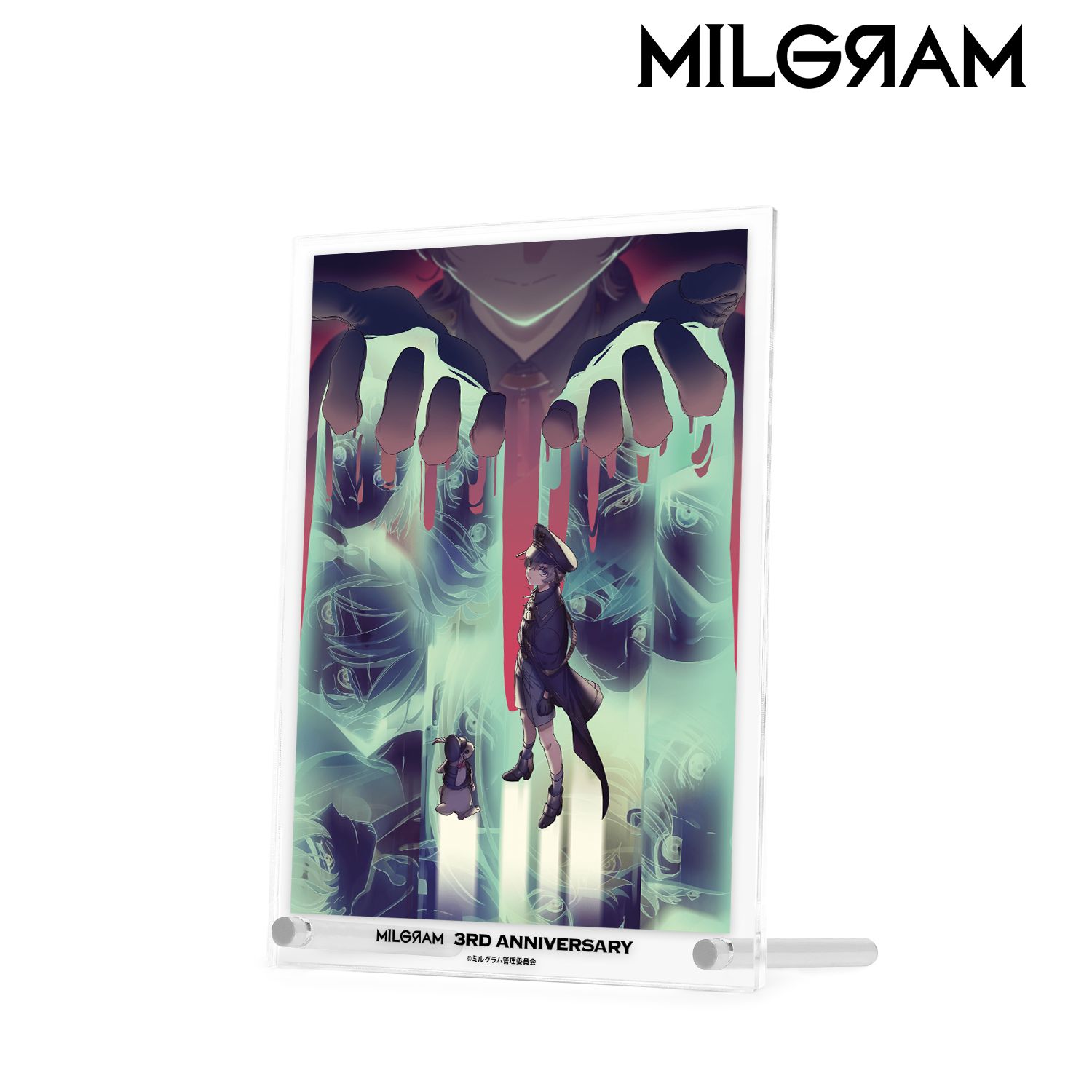 MILGRAM -ミルグラム- 描き下ろしイラスト 3rd Anniversary ver. A5アクリルパネル 画像 3 | AniSmile