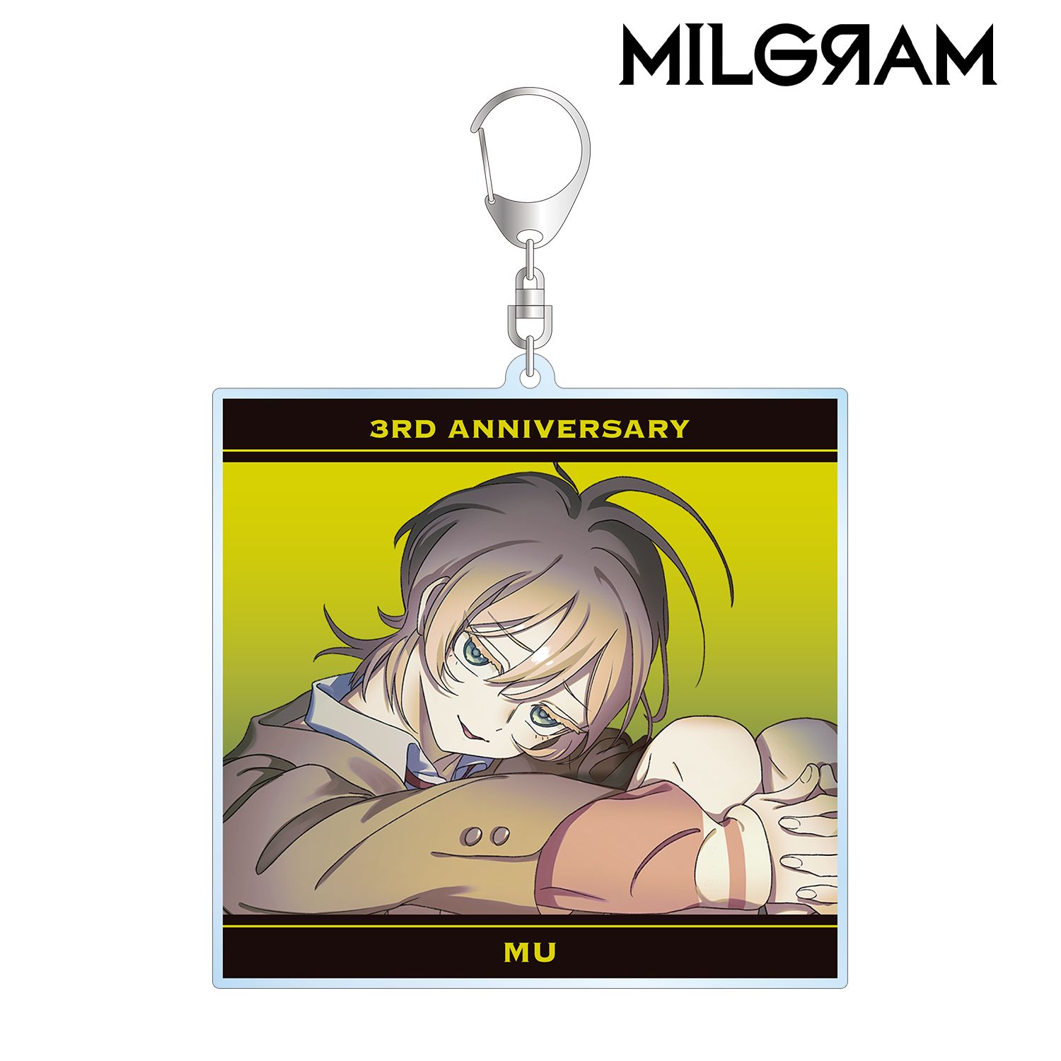 MILGRAM -ミルグラム- 描き下ろしイラスト ムウ 3rd Anniversary ver. BIGアクリルキーホルダー 画像 2 | AniSmile