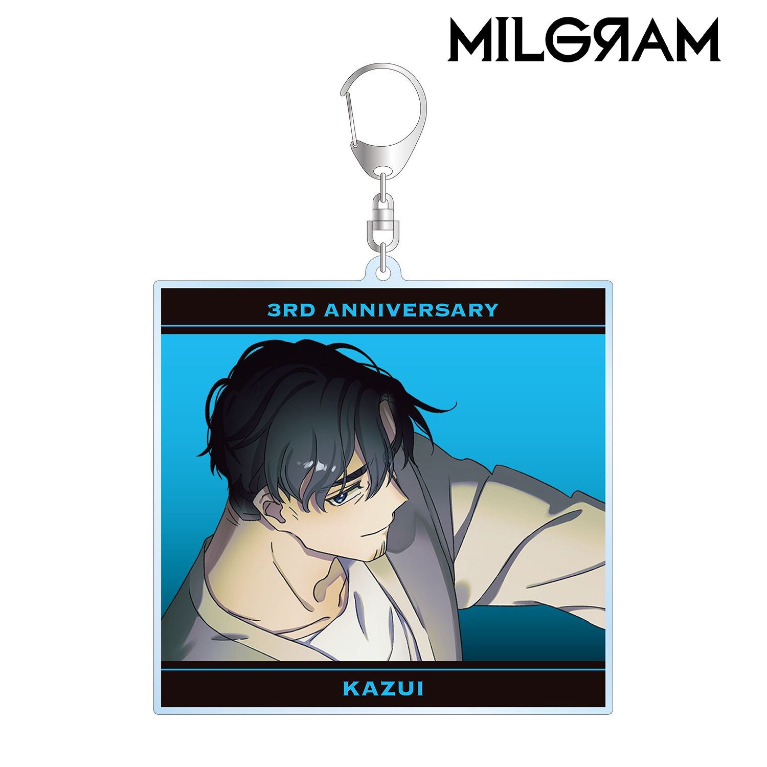 MILGRAM -ミルグラム- 描き下ろしイラスト カズイ 3rd Anniversary ver. BIGアクリルキーホルダー 画像 2 | AniSmile