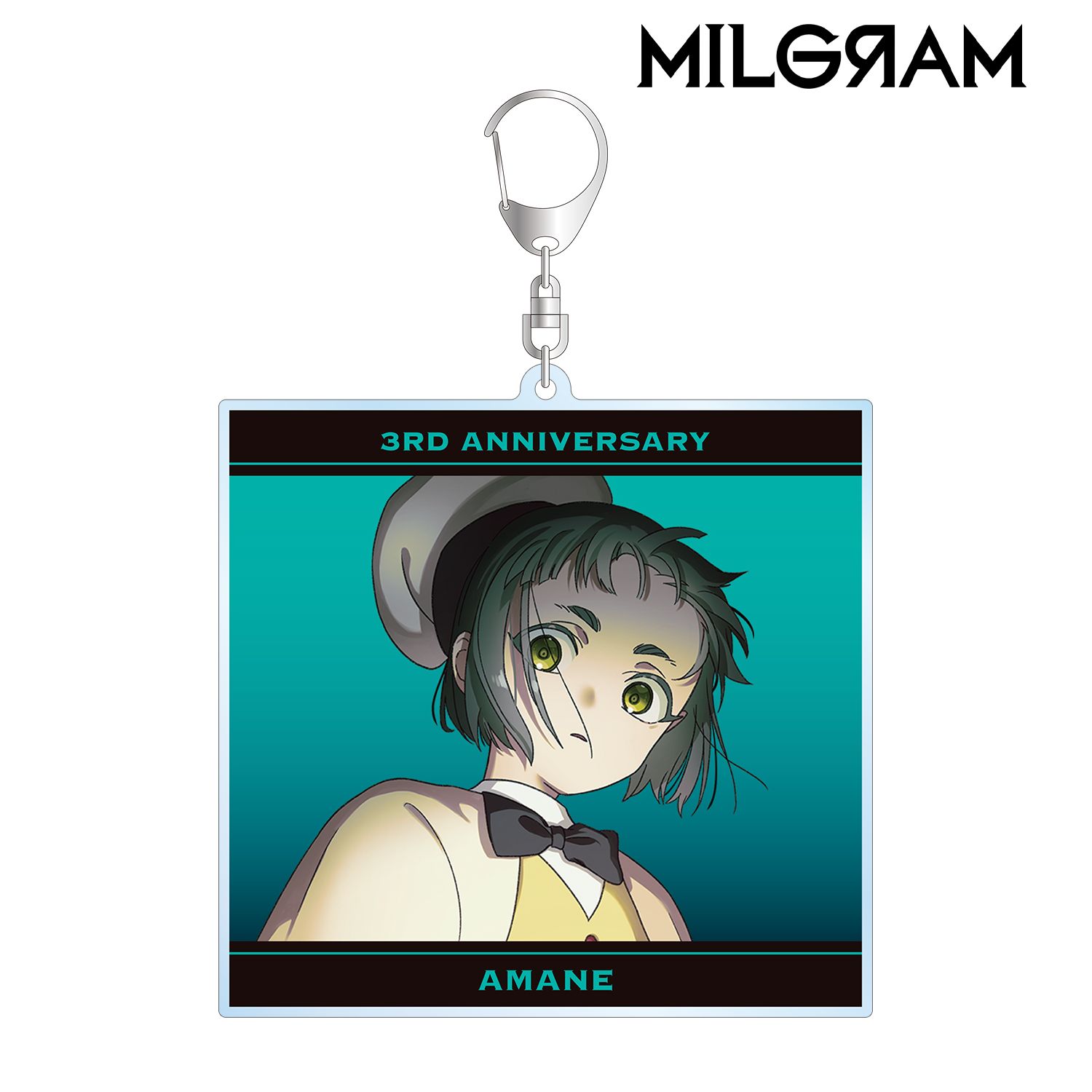 MILGRAM -ミルグラム- 描き下ろしイラスト アマネ 3rd Anniversary ver. BIGアクリルキーホルダー 画像 2 | AniSmile
