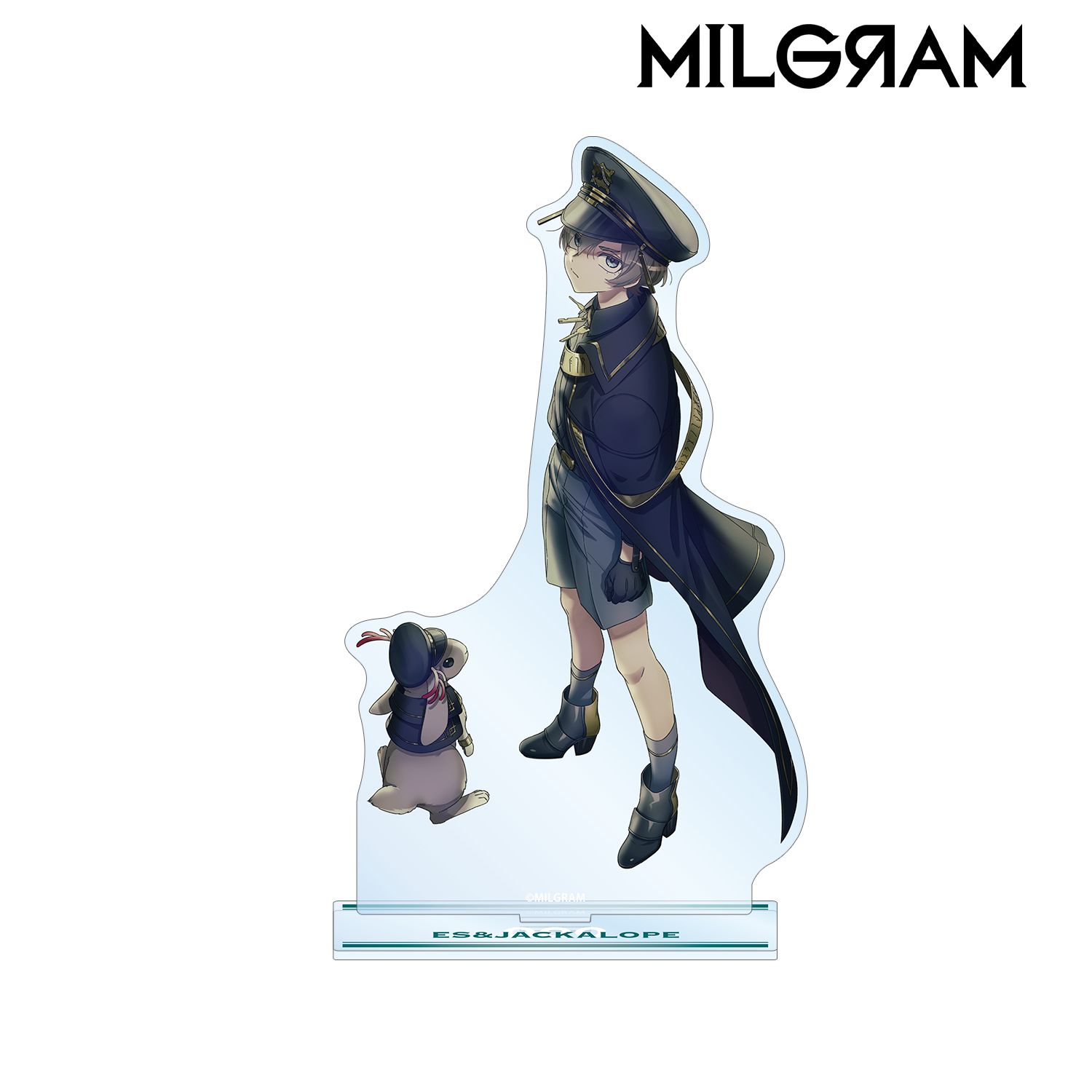 MILGRAM -ミルグラム- 描き下ろしイラスト エス&ジャッカロープ 3rd Anniversary ver. BIGアクリルスタンド 画像 2 | AniSmile