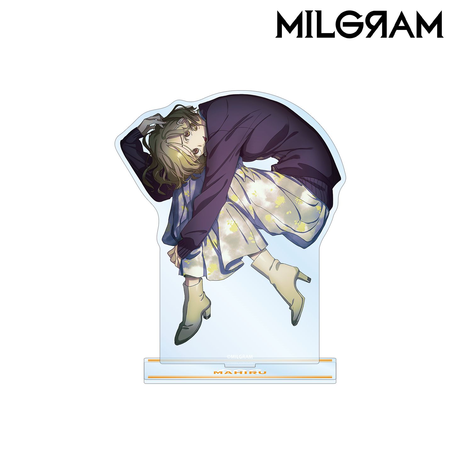 MILGRAM -ミルグラム- 描き下ろしイラスト マヒル 3rd Anniversary ver. BIGアクリルスタンド 画像 2 | AniSmile