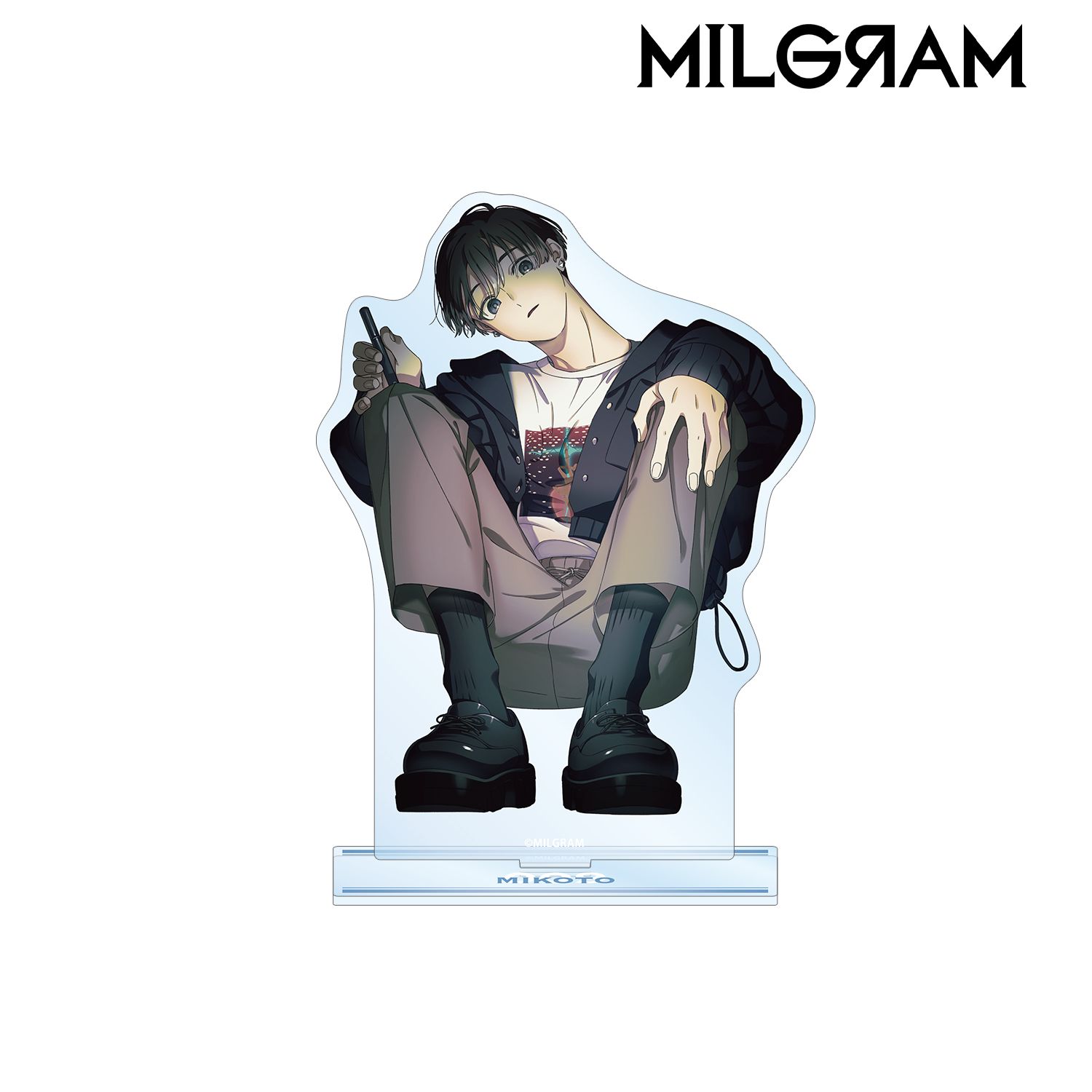 MILGRAM -ミルグラム- 描き下ろしイラスト ミコト 3rd Anniversary ver. BIGアクリルスタンド 画像 2 | AniSmile
