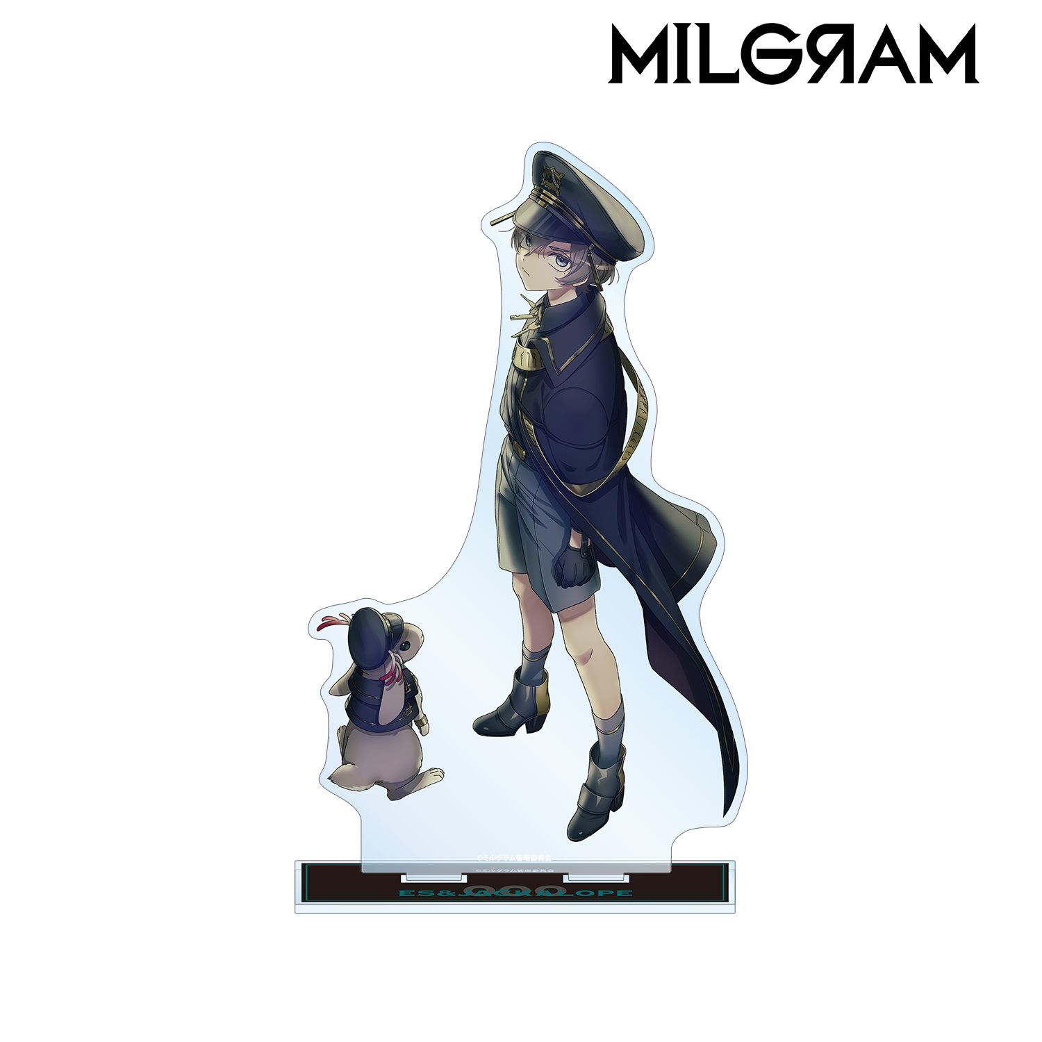 MILGRAM -ミルグラム- 描き下ろしイラスト エス&ジャッカロープ 3rd Anniversary ver. 特大アクリルスタンド 画像 2 | AniSmile