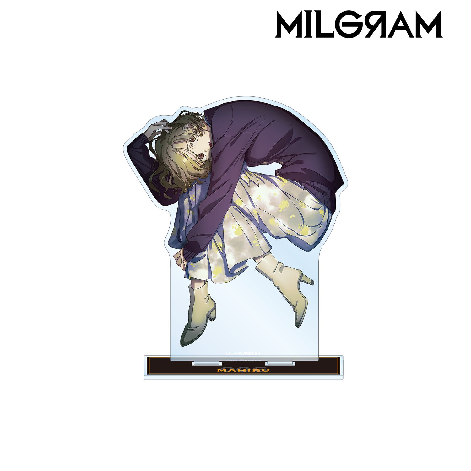 MILGRAM -ミルグラム- 描き下ろしイラスト マヒル 3rd Anniversary ver. 特大アクリルスタンド 画像 2 | AniSmile
