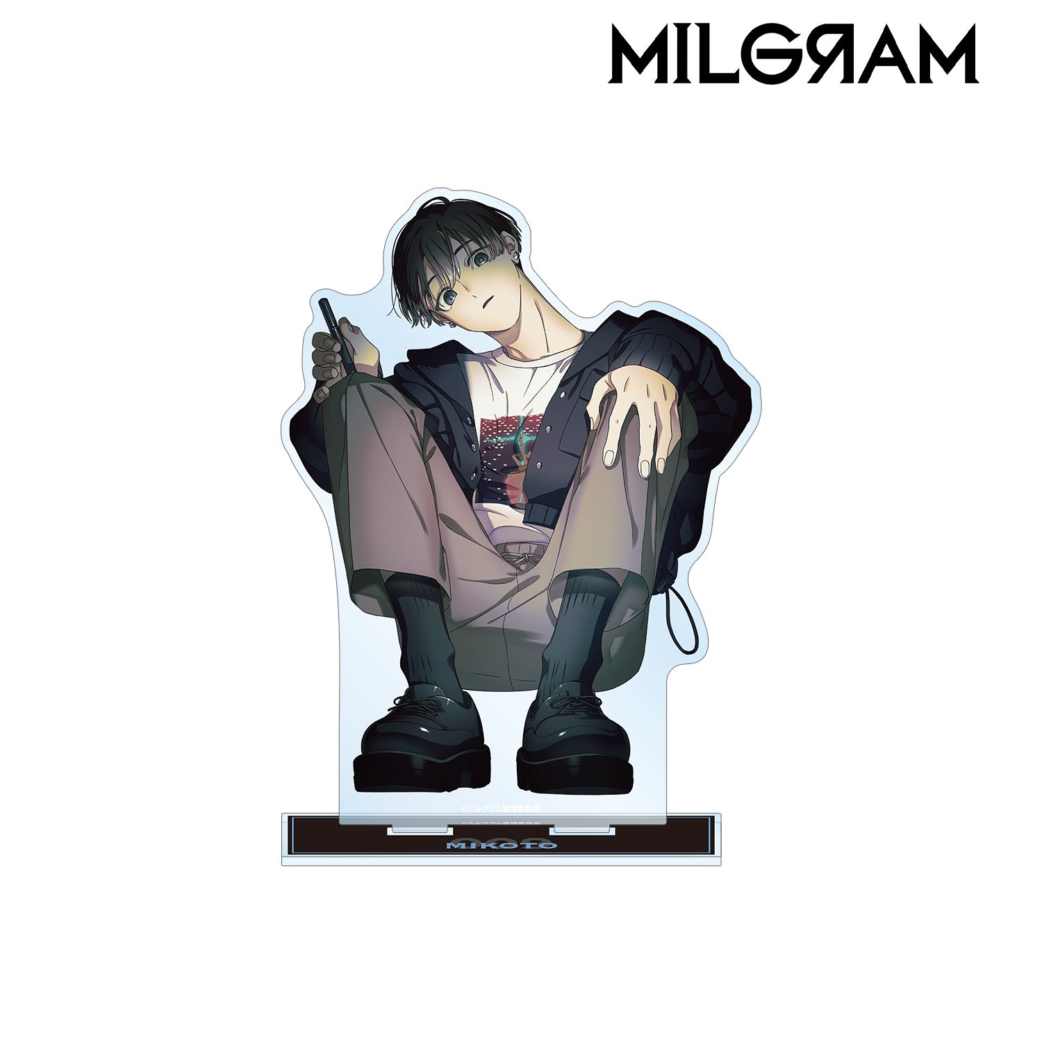 MILGRAM -ミルグラム- 描き下ろしイラスト ミコト 3rd Anniversary ver. 特大アクリルスタンド 画像 2 | AniSmile