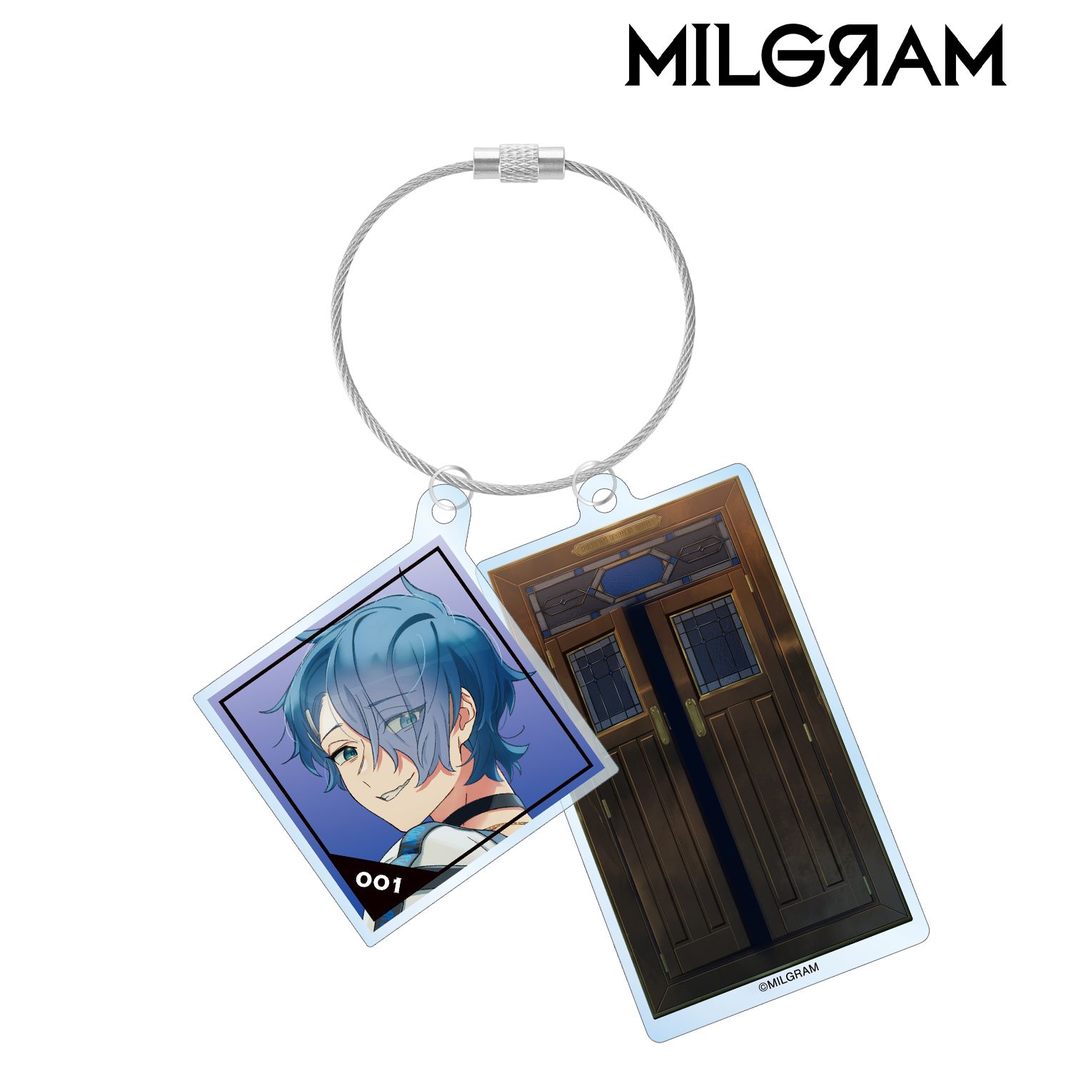 MILGRAM -ミルグラム- ハルカ『全知全悩』 ジャケットイラストver. 2連ワイヤーBIGアクリルキーホルダー 画像 2 | AniSmile