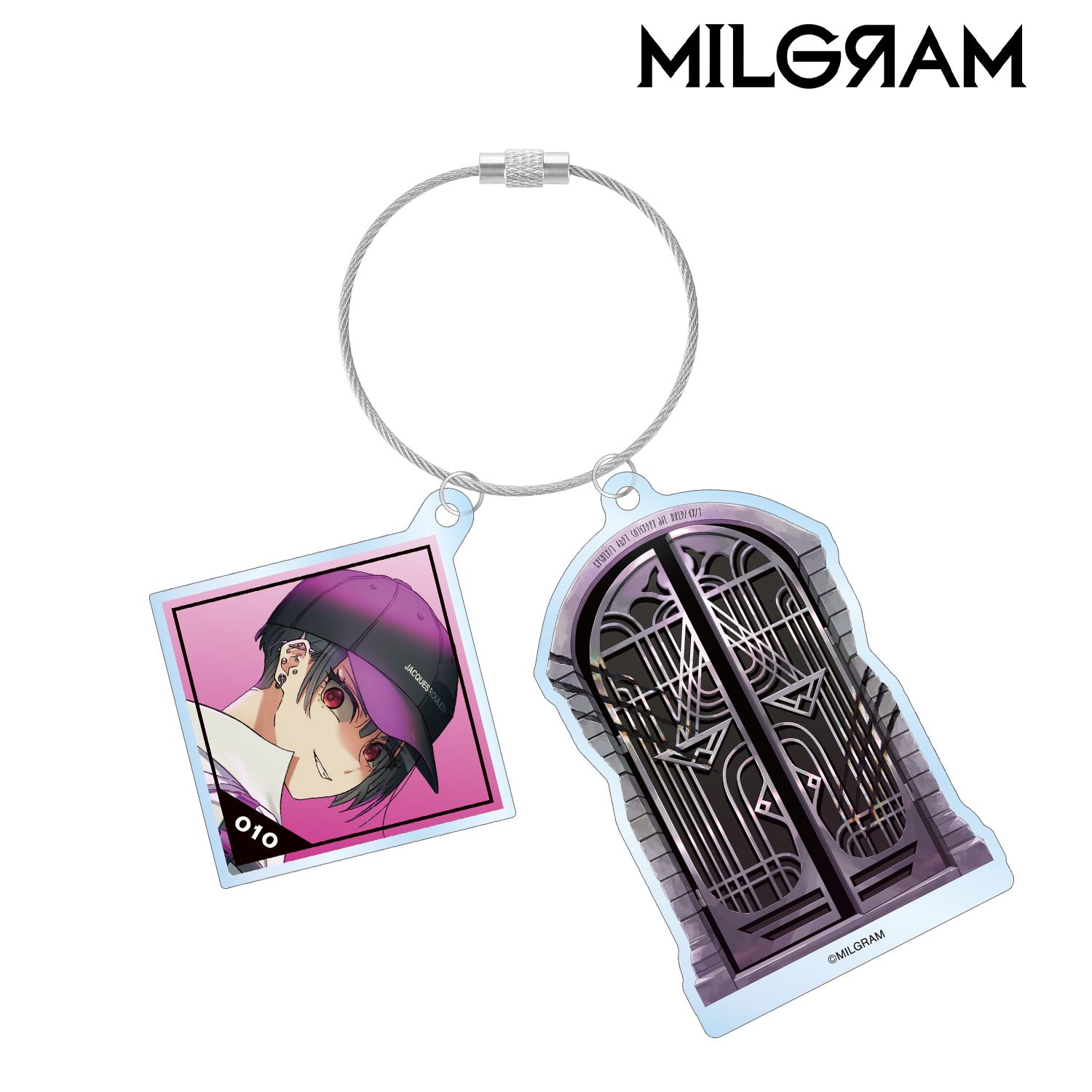MILGRAM -ミルグラム- コトコ『ディープカバー』 ジャケットイラストver. 2連ワイヤーBIGアクリルキーホルダー 画像 2 | AniSmile