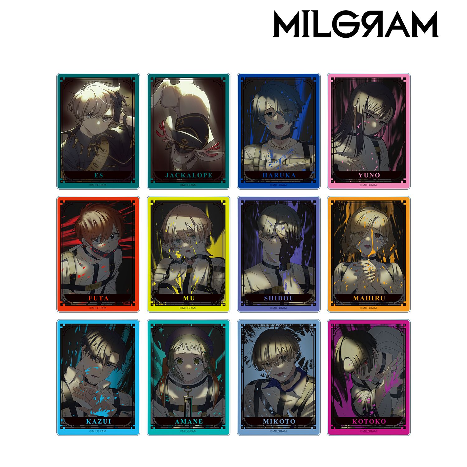 MILGRAM -ミルグラム- 描き下ろし 2nd Anniversary ver. トレーディング アクリルカード(単位/単品) 画像 2 | AniSmile