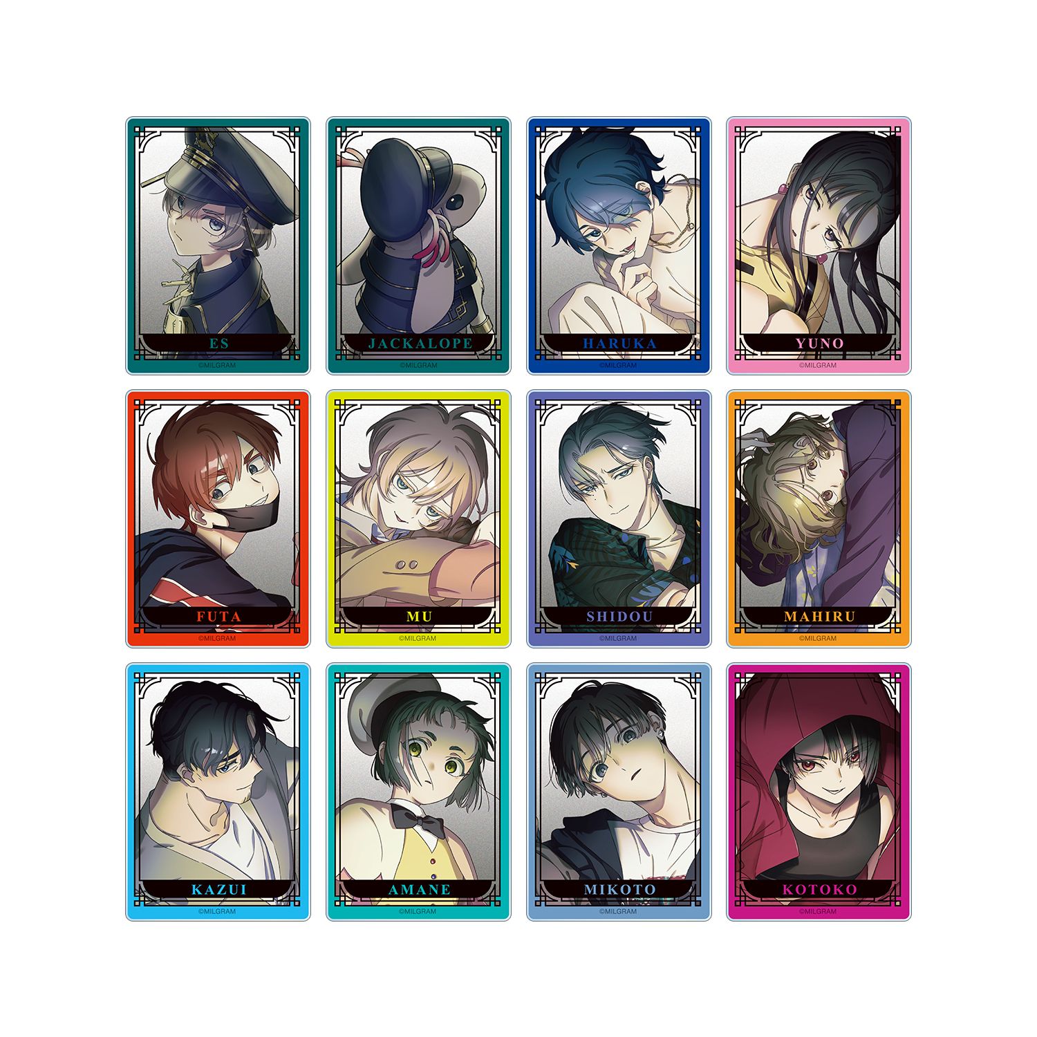 MILGRAM -ミルグラム- 描き下ろし 3rd Anniversary ver. トレーディング アクリルカード(単位/単品) - 公式商品画像 | AniSmile