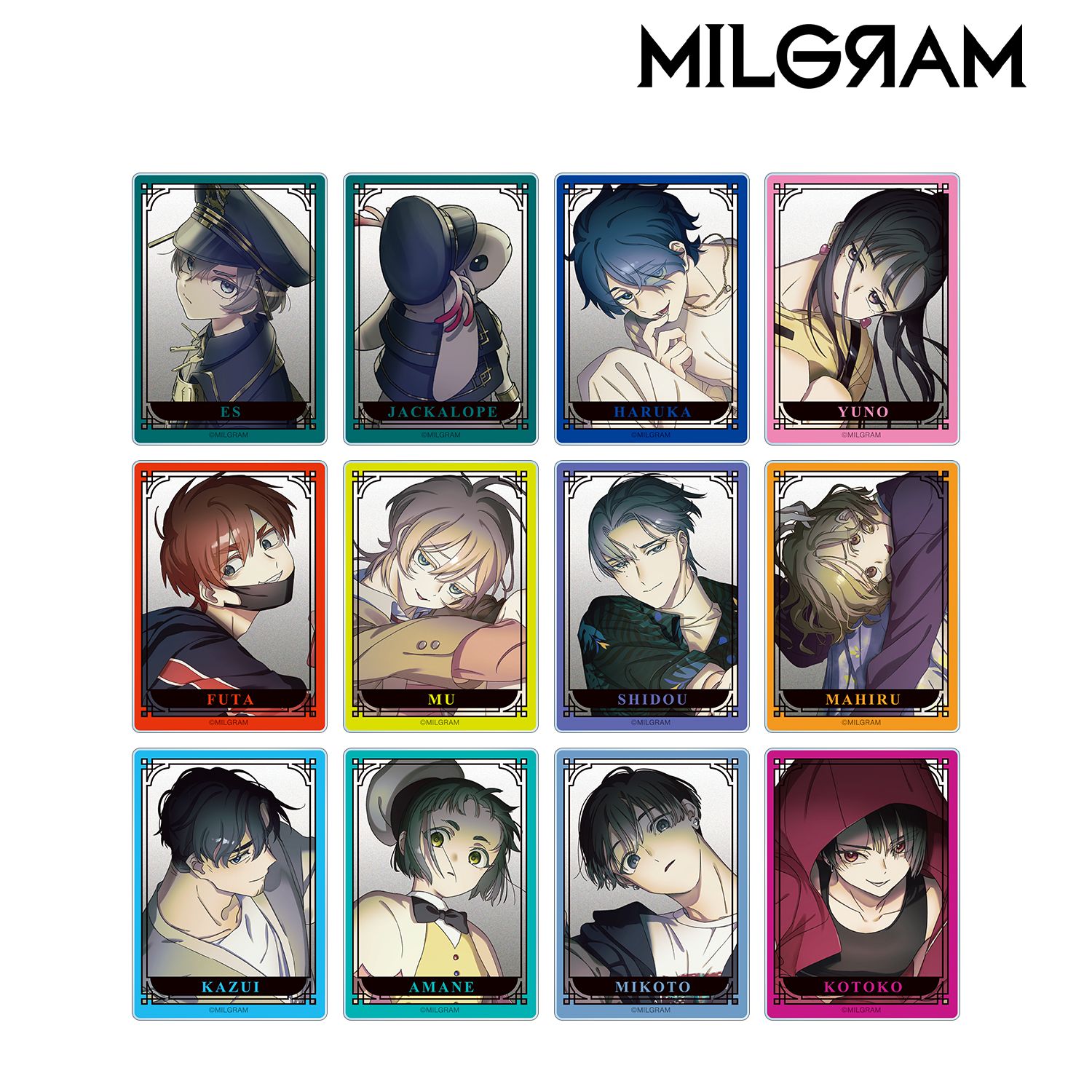 MILGRAM -ミルグラム- 描き下ろし 3rd Anniversary ver. トレーディング アクリルカード(単位/単品) 画像 2 | AniSmile