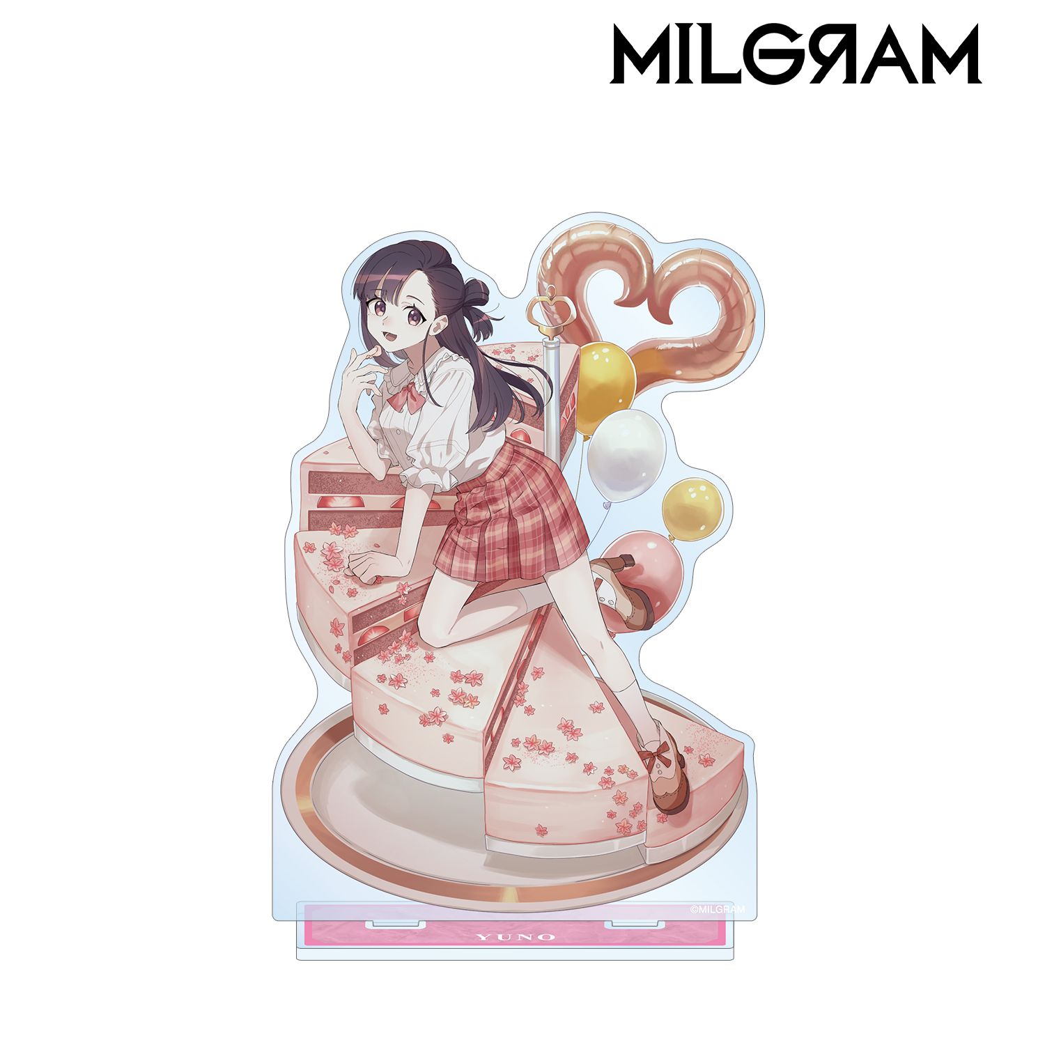 MILGRAM -ミルグラム- 描き下ろし ユノ バースデーver. 特大アクリルスタンド 画像 2 | AniSmile