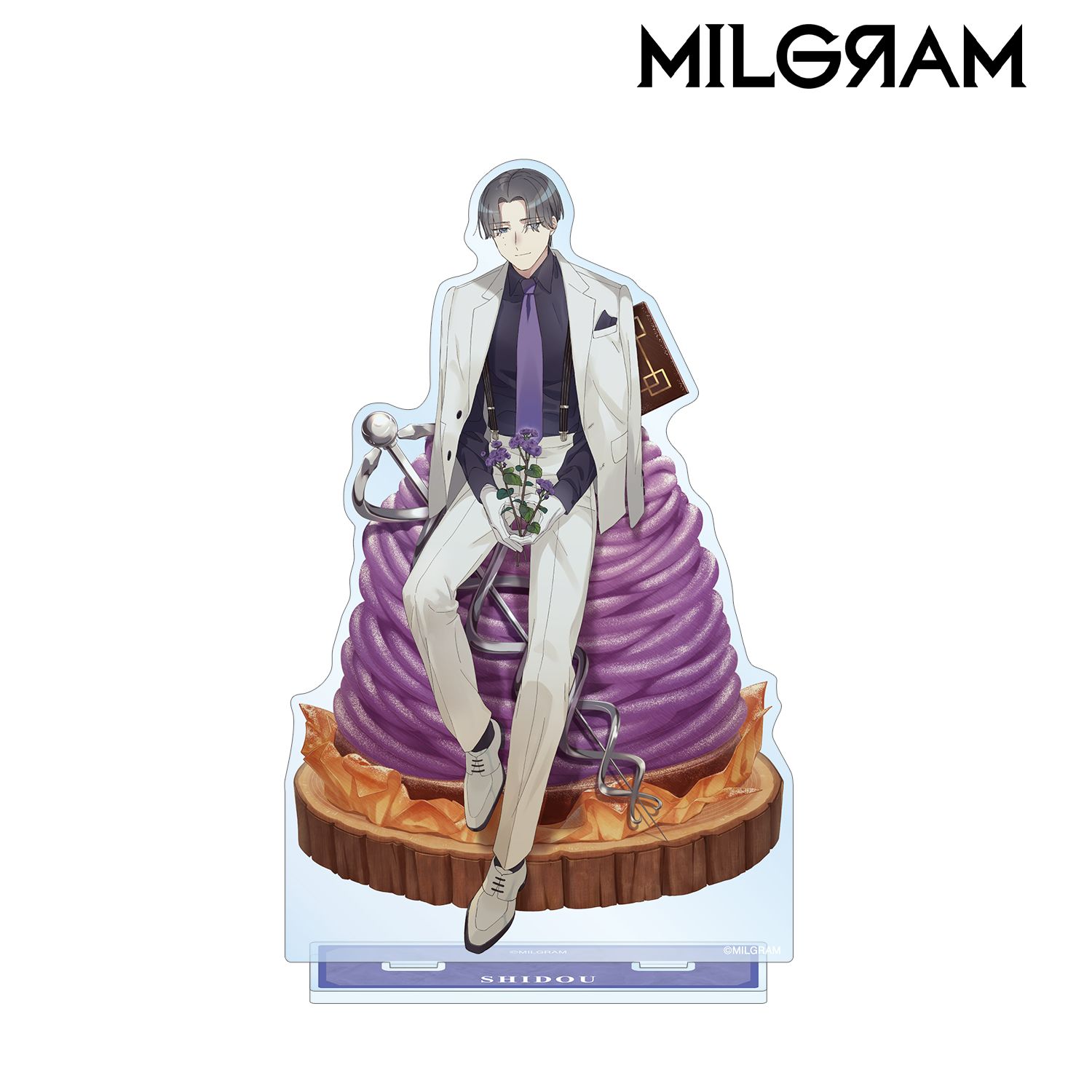 MILGRAM -ミルグラム- 描き下ろし シドウ バースデーver. 特大アクリルスタンド 画像 2 | AniSmile