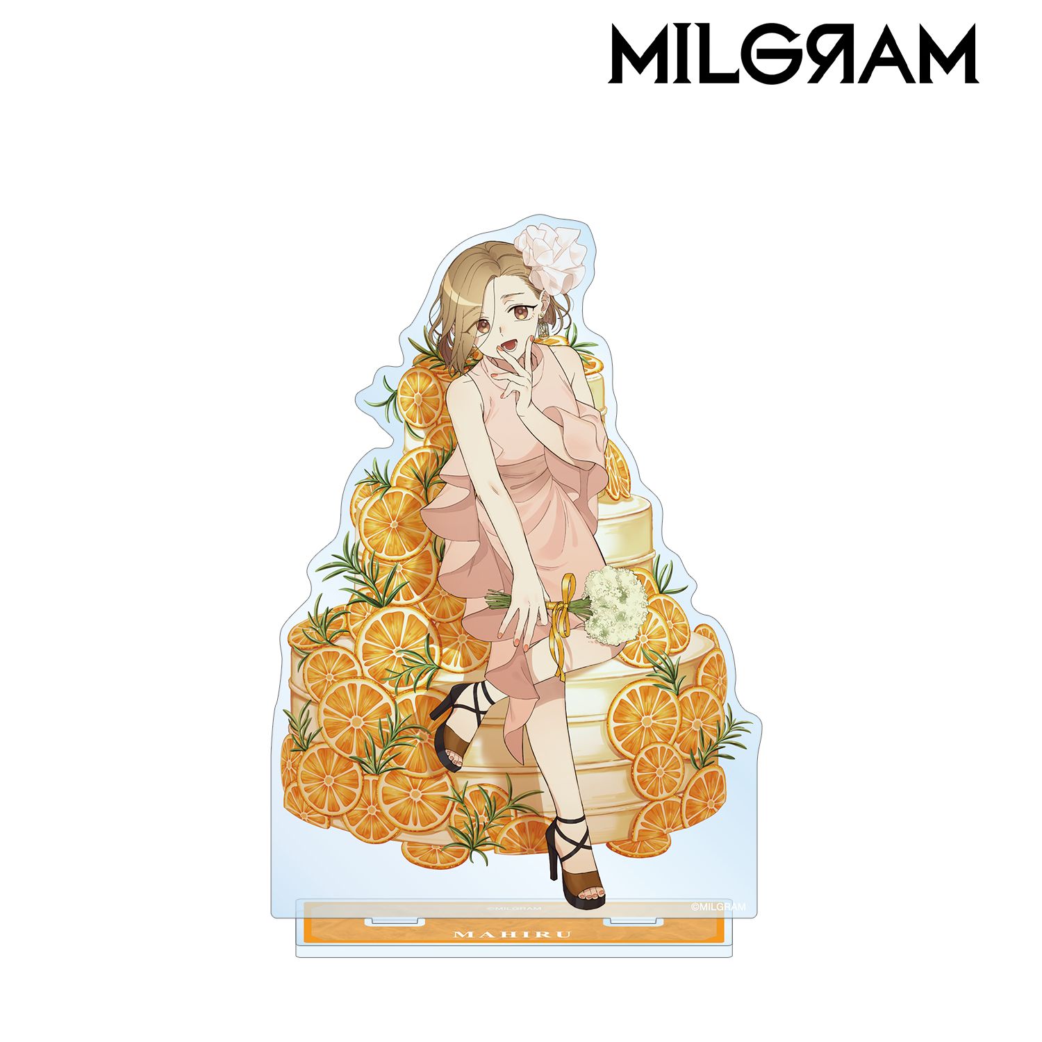 MILGRAM -ミルグラム- 描き下ろし マヒル バースデーver. 特大アクリルスタンド 画像 2 | AniSmile