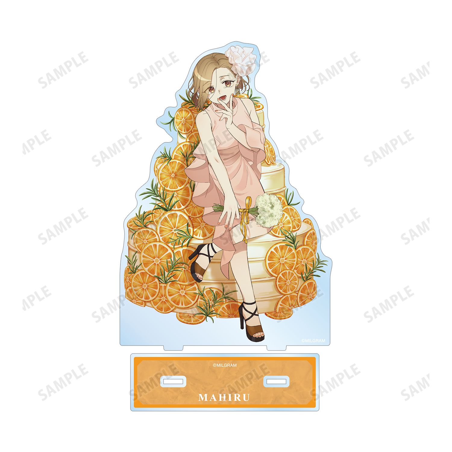 MILGRAM -ミルグラム- 描き下ろし マヒル バースデーver. 特大アクリルスタンド 画像 3 | AniSmile