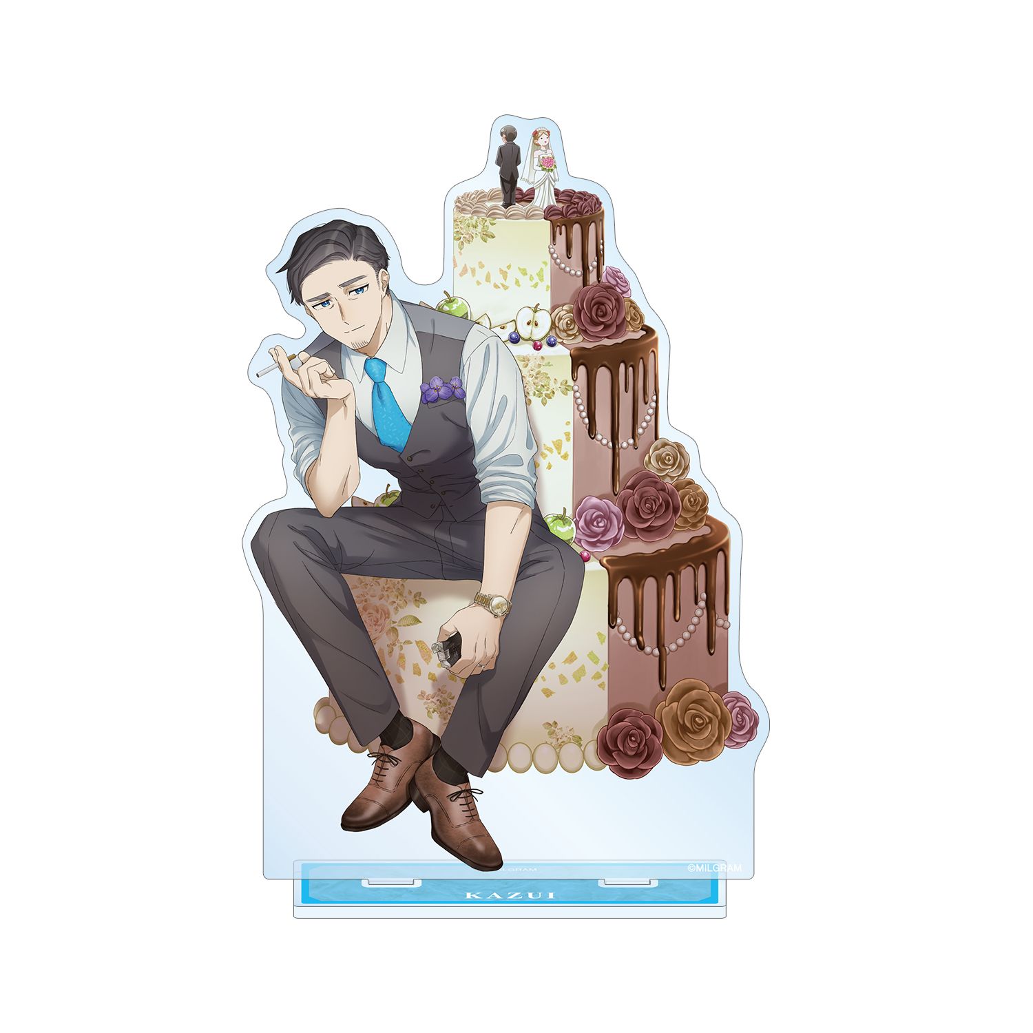 MILGRAM -ミルグラム- 描き下ろし カズイ バースデーver. 特大アクリルスタンド - 公式商品画像 | AniSmile