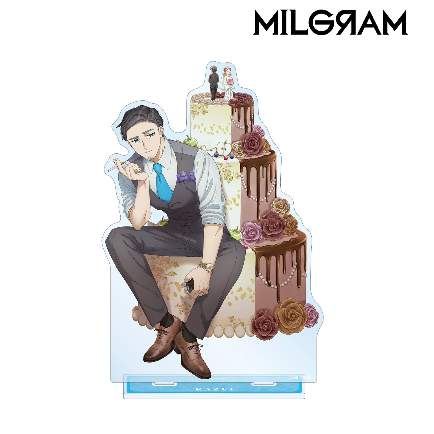 MILGRAM -ミルグラム- 描き下ろし カズイ バースデーver. 特大アクリルスタンド 画像 2 | AniSmile