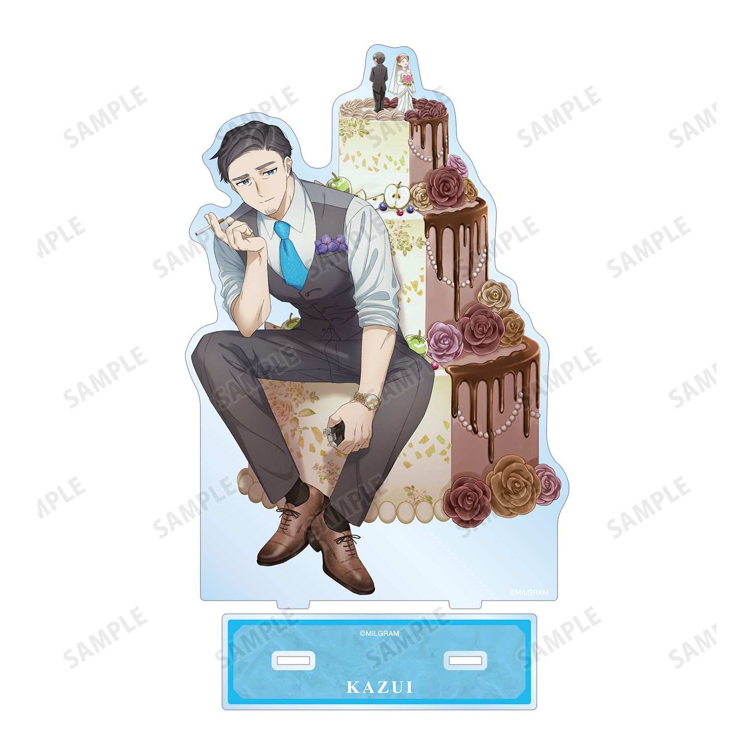 MILGRAM -ミルグラム- 描き下ろし カズイ バースデーver. 特大アクリルスタンド 画像 3 | AniSmile
