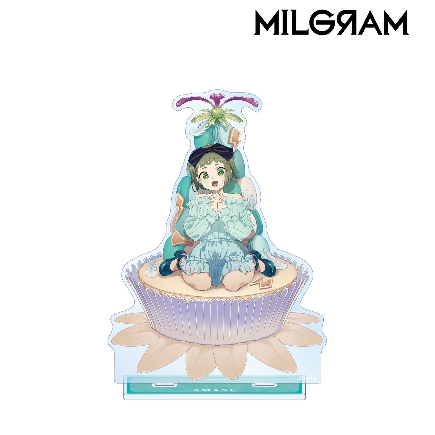 MILGRAM -ミルグラム- 描き下ろし アマネバースデーver. 特大アクリルスタンド 画像 2 | AniSmile