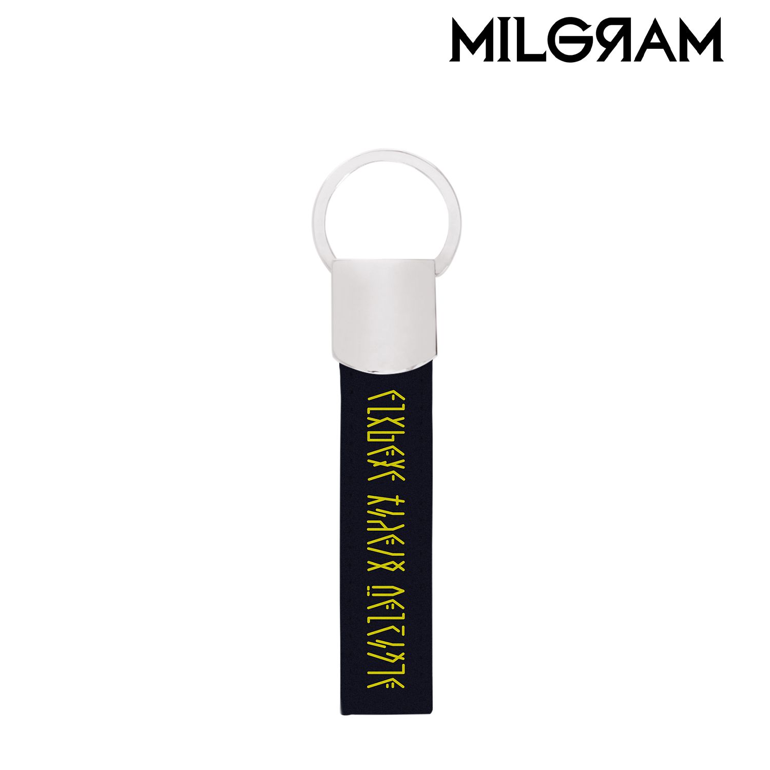 MILGRAM -ミルグラム- ムウ 囚人服ベルト風 キーリング付き合皮キーホルダー 画像 2 | AniSmile