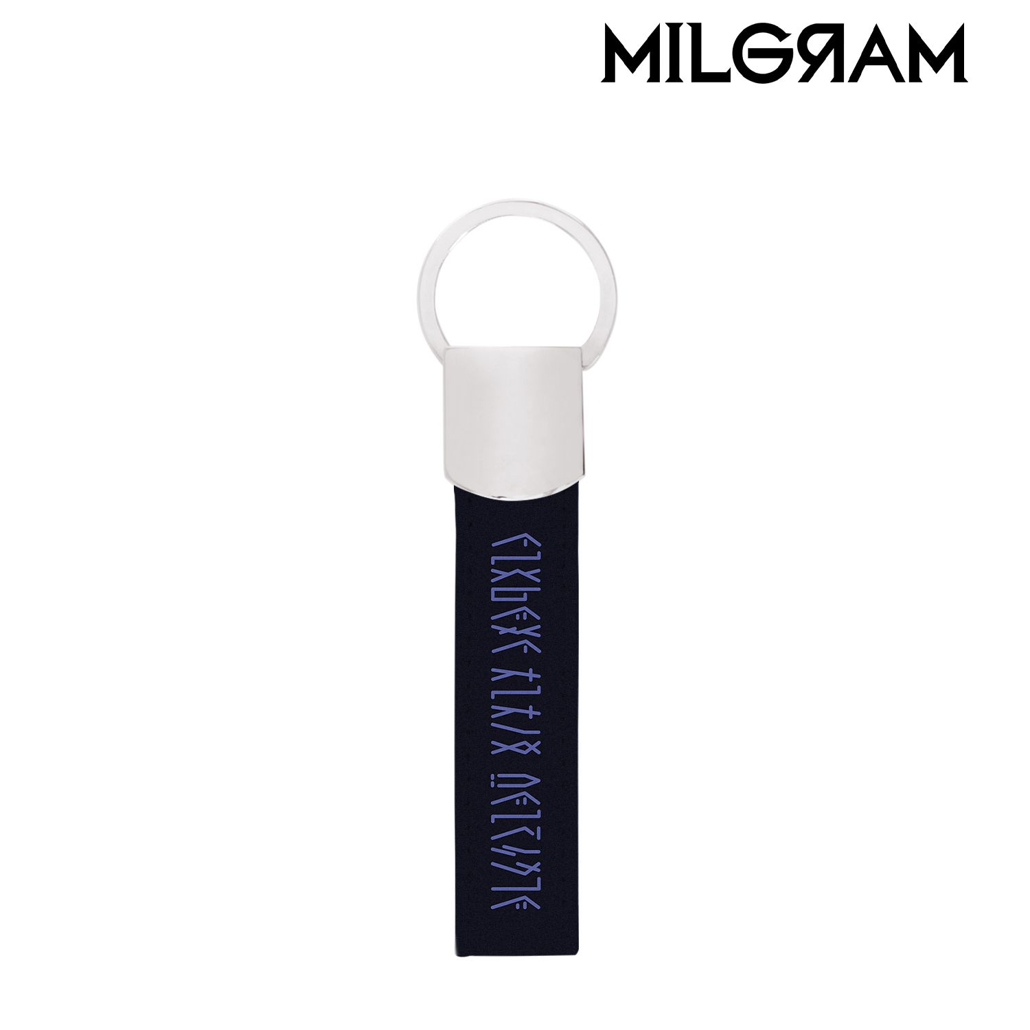 MILGRAM -ミルグラム- シドウ 囚人服ベルト風 キーリング付き合皮キーホルダー 画像 2 | AniSmile