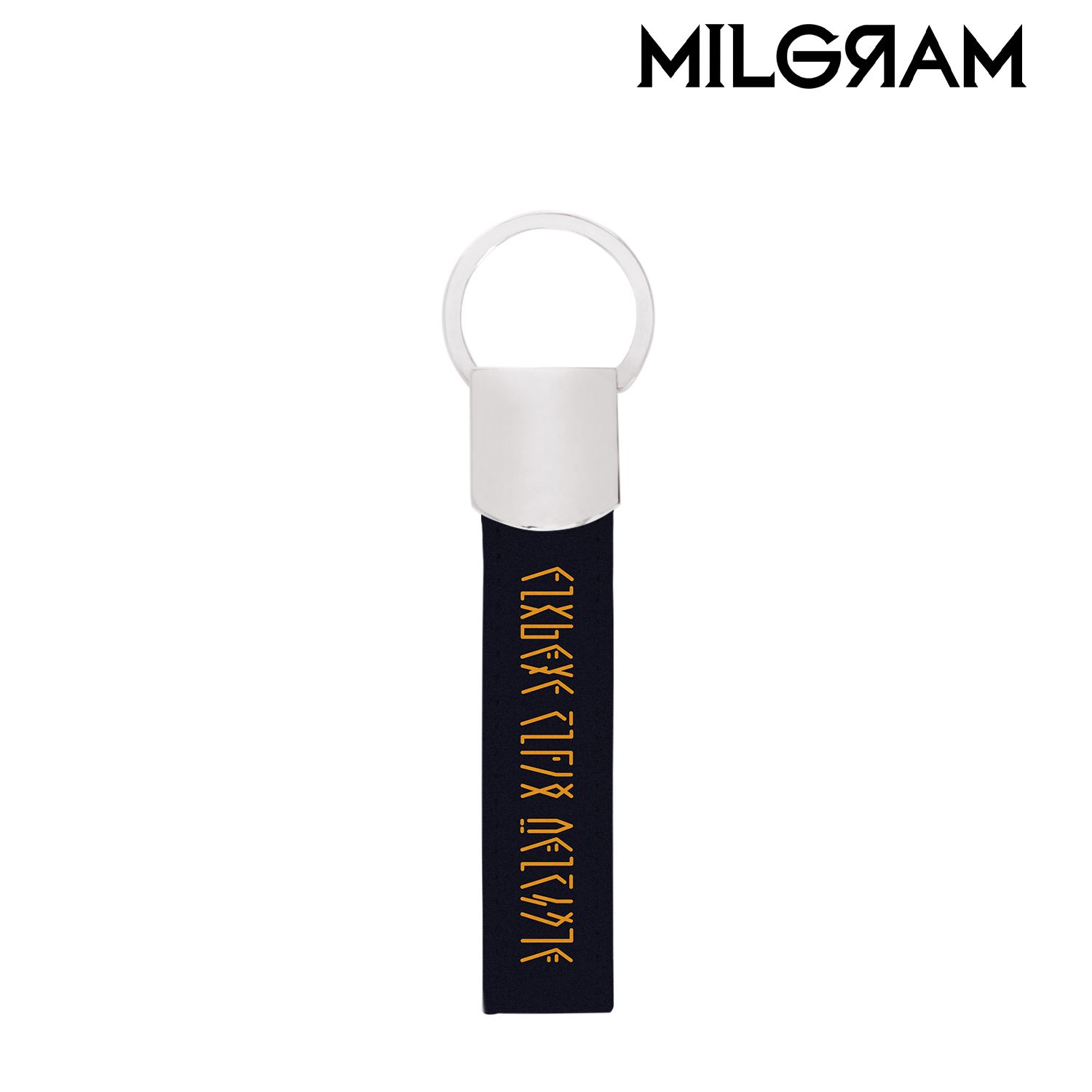 MILGRAM -ミルグラム- マヒル 囚人服ベルト風 キーリング付き合皮キーホルダー 画像 2 | AniSmile