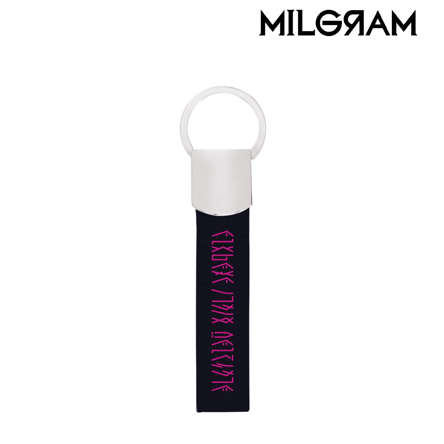 MILGRAM -ミルグラム- コトコ 囚人服ベルト風 キーリング付き合皮キーホルダー 画像 2 | AniSmile